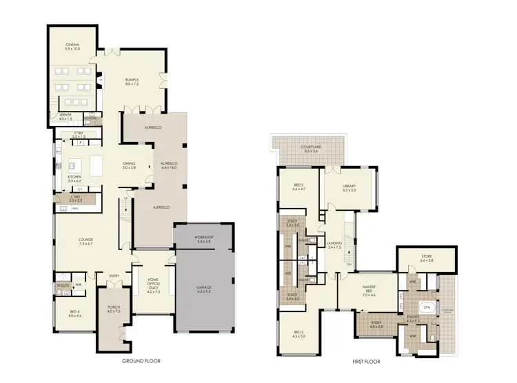 Floorplan of Homely house listing, 35 Haddington Crescent, Greenvale VIC 3059