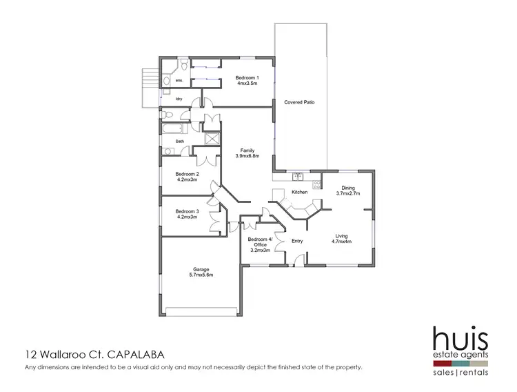 Floorplan of Homely house listing, 12 Wallaroo Court, Capalaba QLD 4157