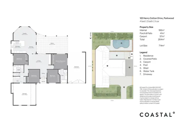 Floorplan of Homely house listing, 122 Henry Cotton Drive, Parkwood QLD 4214