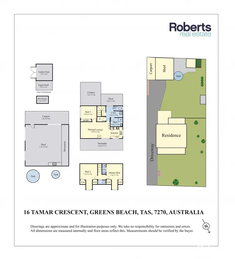 Floorplan of Homely house listing, 16 Tamar Cres, Greens Beach TAS 7270