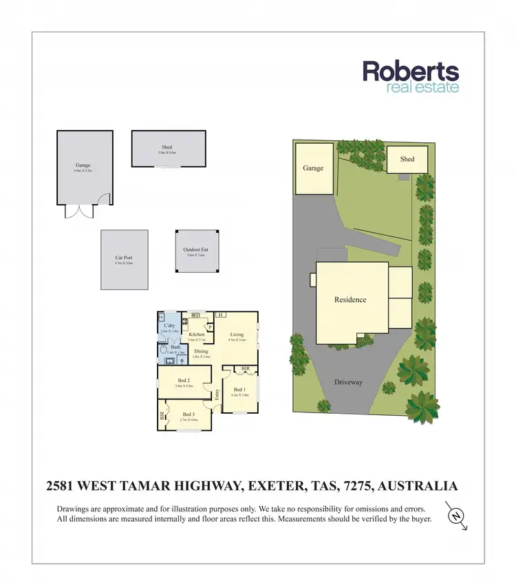 Floorplan of Homely house listing, 2581 West Tamar Highway, Exeter TAS 7275