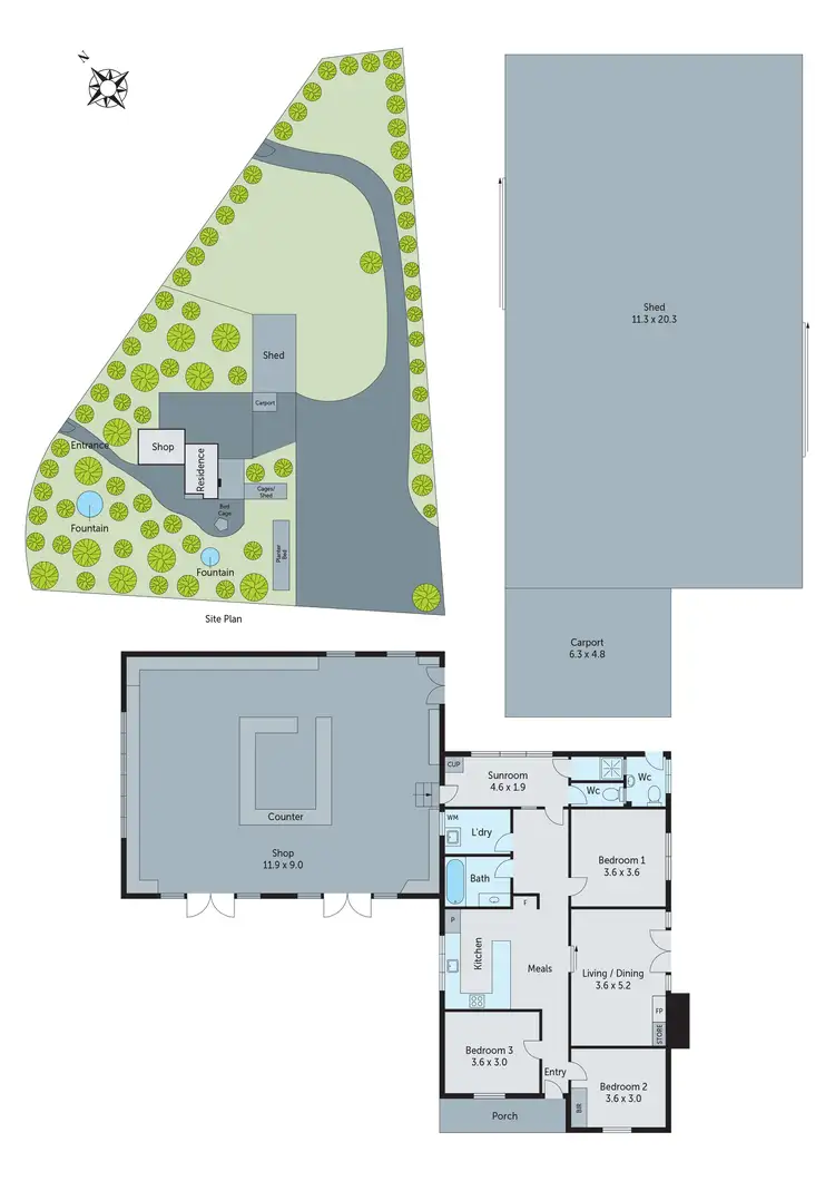 Floorplan of Homely house listing, 341-349 Bellarine Highway, Moolap VIC 3224