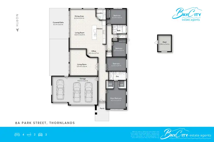 Floorplan of Homely house listing, 8a Park Street, Thornlands QLD 4164