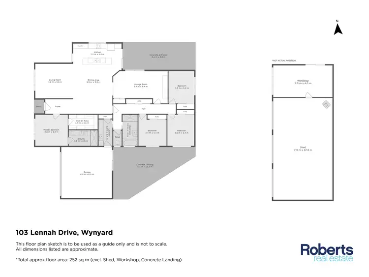 Floorplan of Homely house listing, 103 Lennah Drive, Wynyard TAS 7325
