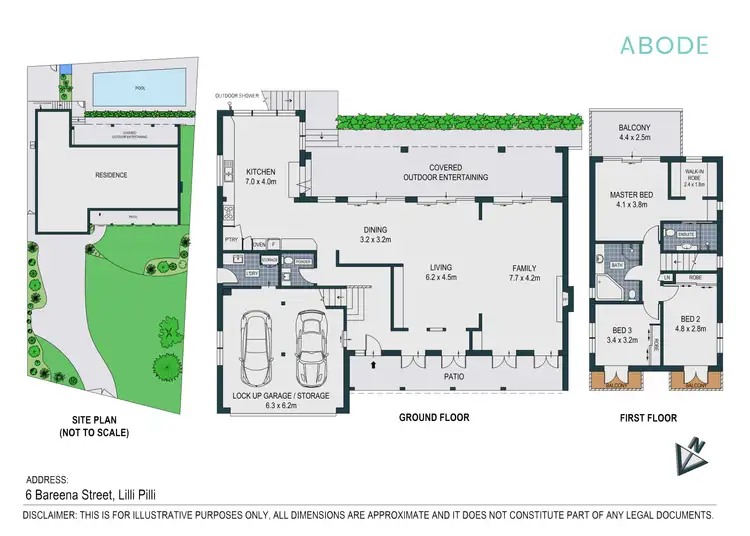 Floorplan of Homely house listing, 6 Bareena Street, Lilli Pilli NSW 2229