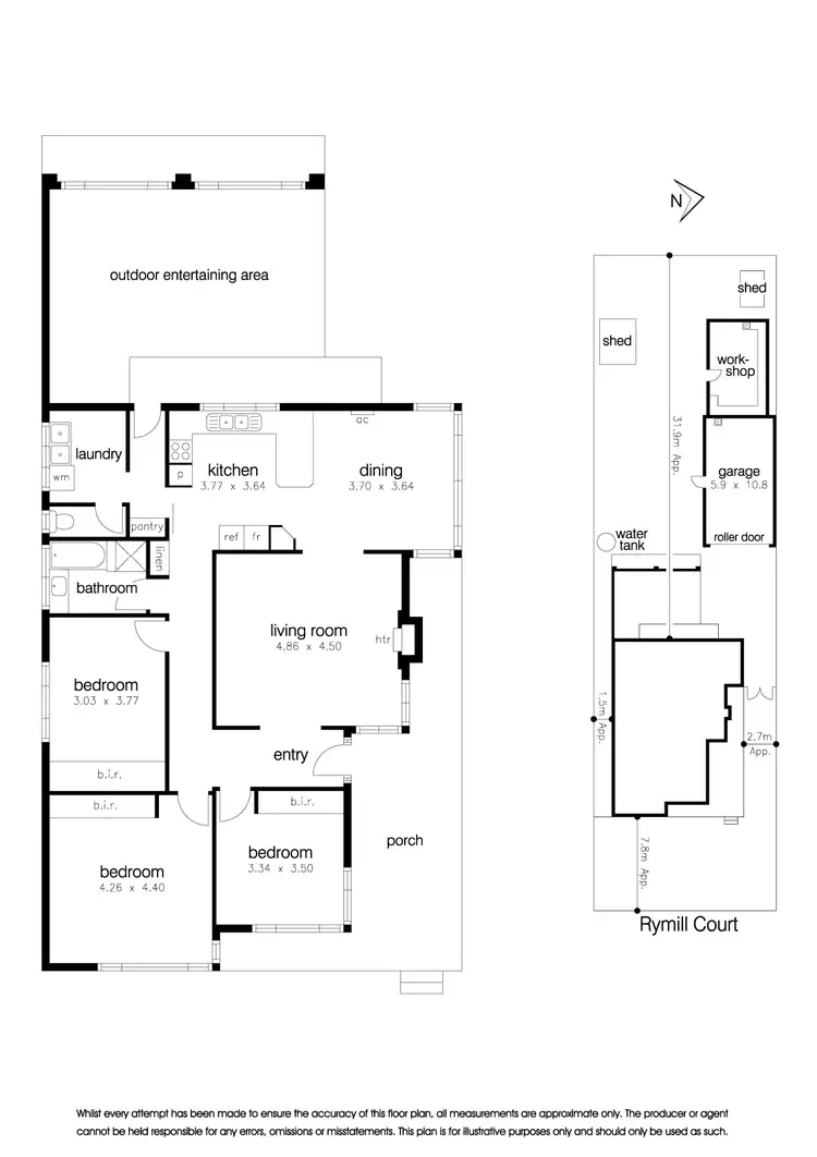 Floorplan of Homely house listing, 10 Rymill Court, Altona North VIC 3025