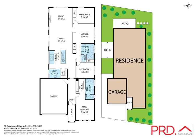 Floorplan of Homely house listing, 30 Evergreen Drive, Alfredton VIC 3350