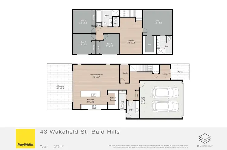 Floorplan of Homely house listing, 43 Wakefield Street, Bald Hills QLD 4036