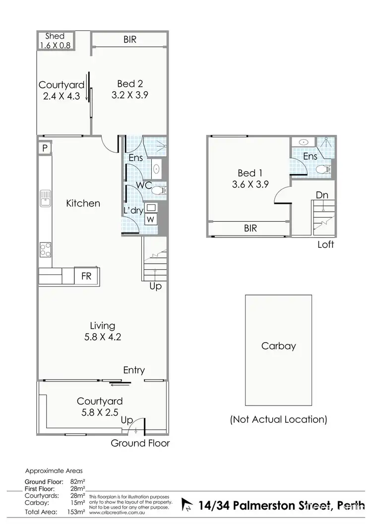 Floorplan of Homely house listing, 14/34 Palmerston Street, Perth WA 6000