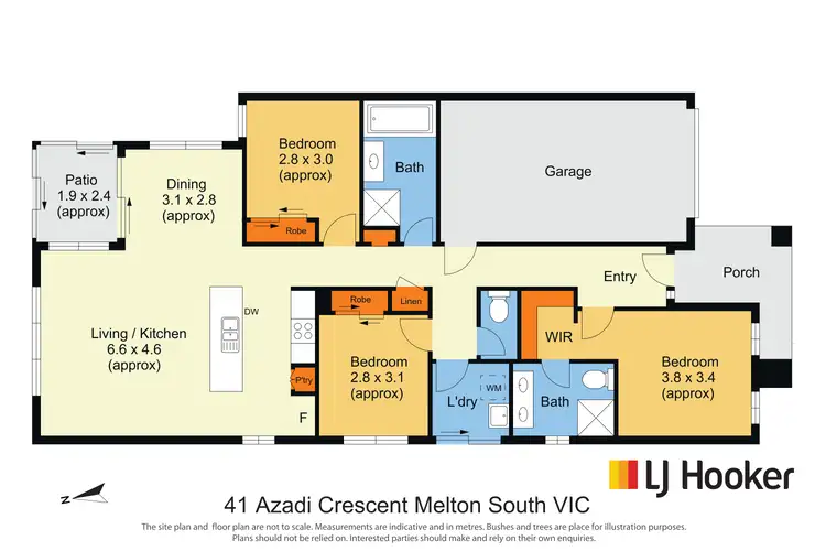 Floorplan of Homely house listing, 41 Azadi Crescent, Strathtulloh VIC 3338