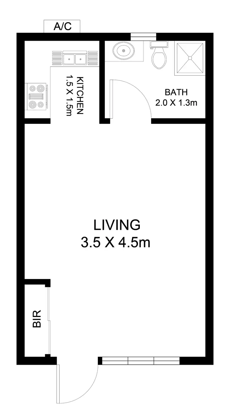 Floorplan of Homely unit listing, 13/132 Conyngham Street, Glenunga SA 5064