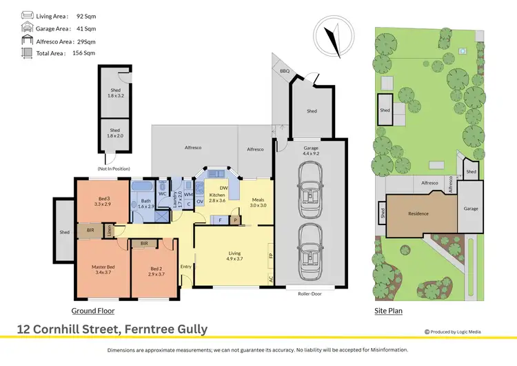 Floorplan of Homely house listing, 12 Cornhill Street, Ferntree Gully VIC 3156