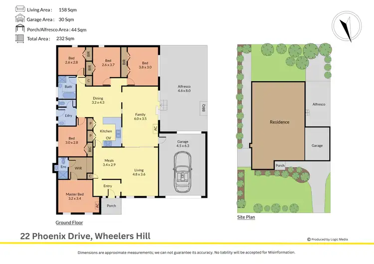 Floorplan of Homely house listing, 22 Phoenix Drive, Wheelers Hill VIC 3150