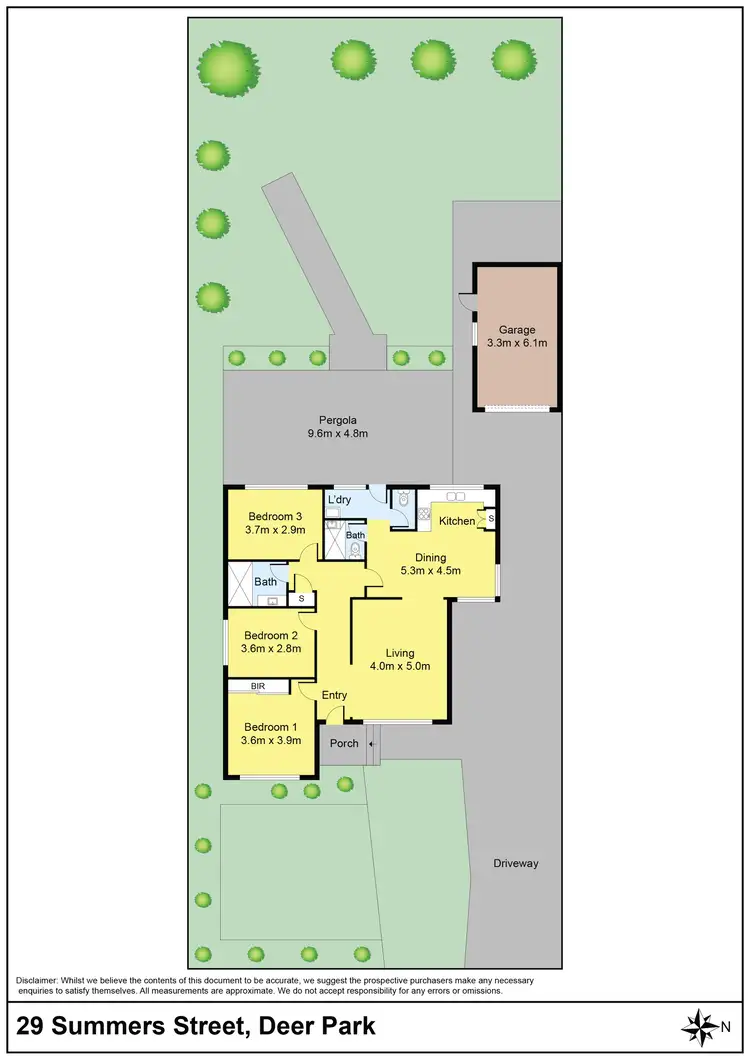 Floorplan of Homely house listing, 29 Summers Street, Deer Park VIC 3023