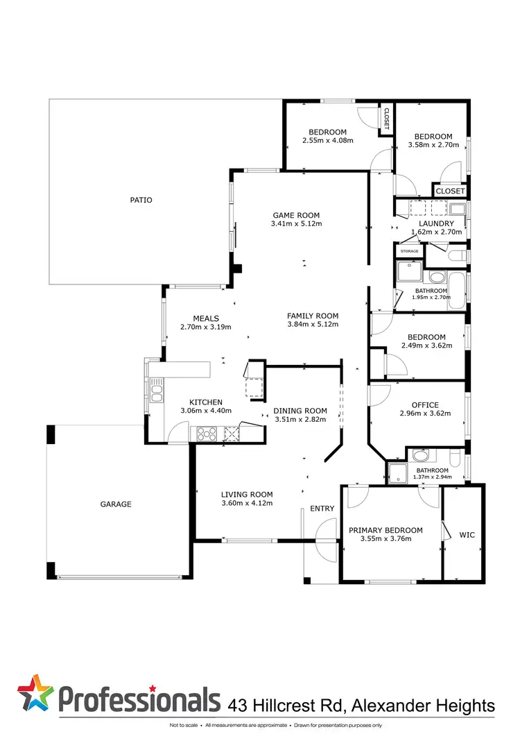 Floorplan of Homely house listing, 43 Hillcrest Road, Alexander Heights WA 6064