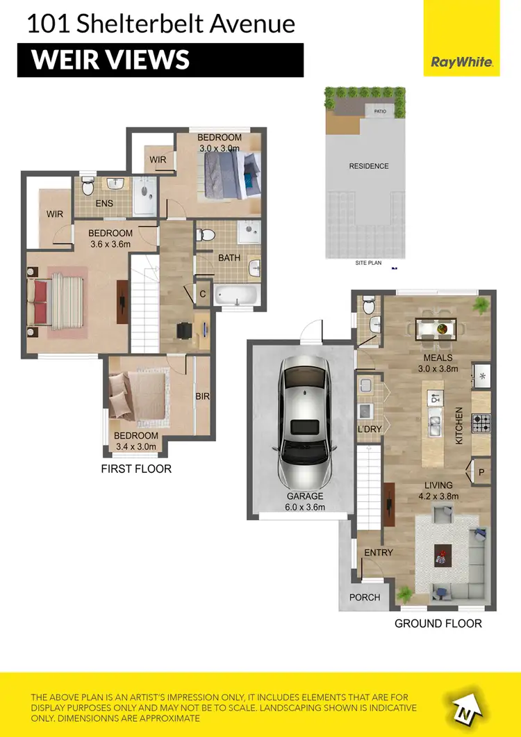Floorplan of Homely house listing, 101 Shelterbelt Avenue, Weir Views VIC 3338