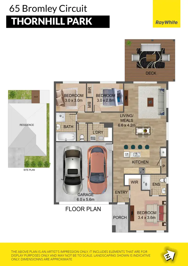 Floorplan of Homely house listing, 65 Bromley Circuit, Thornhill Park VIC 3335
