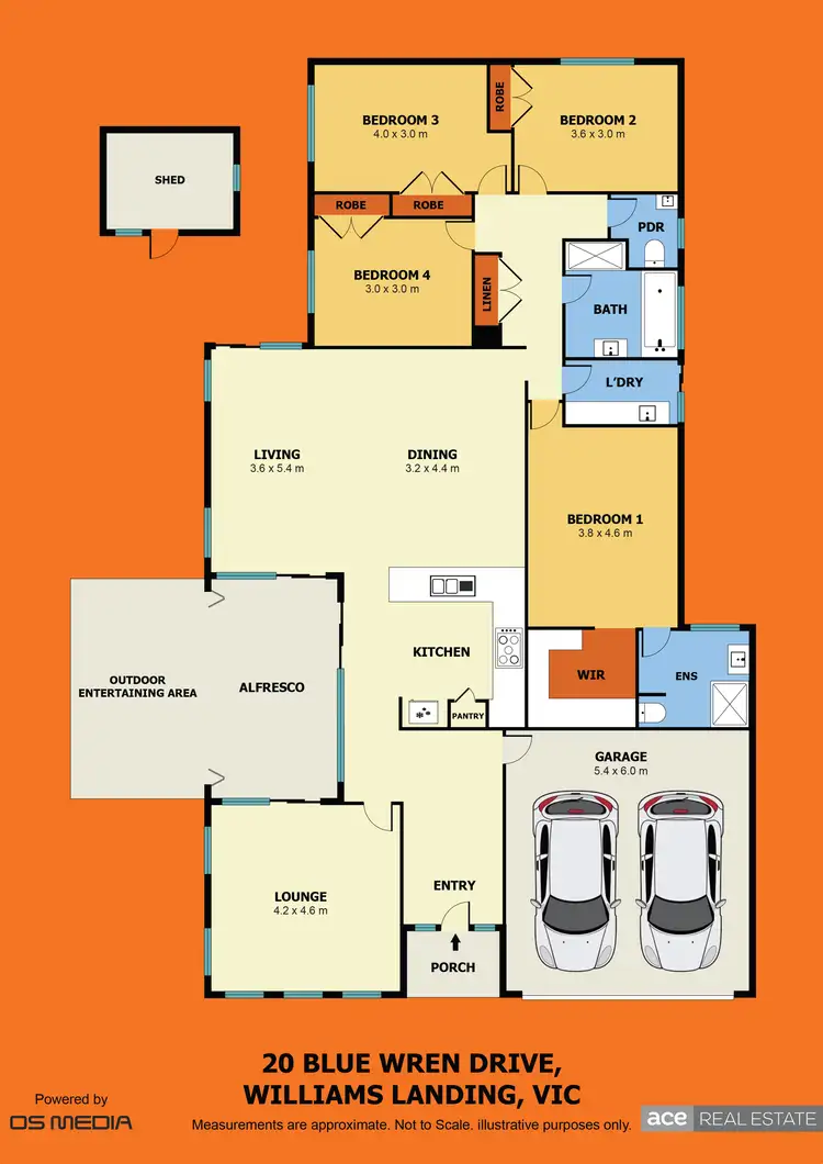 Floorplan of Homely house listing, 20 Blue Wren Drive, Williams Landing VIC 3027