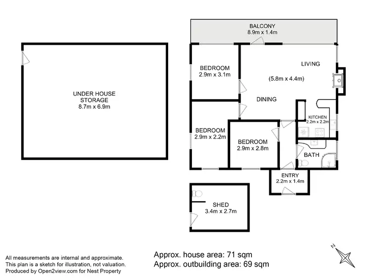 Floorplan of Homely house listing, 1562 Esperance Coast Road, Dover TAS 7117