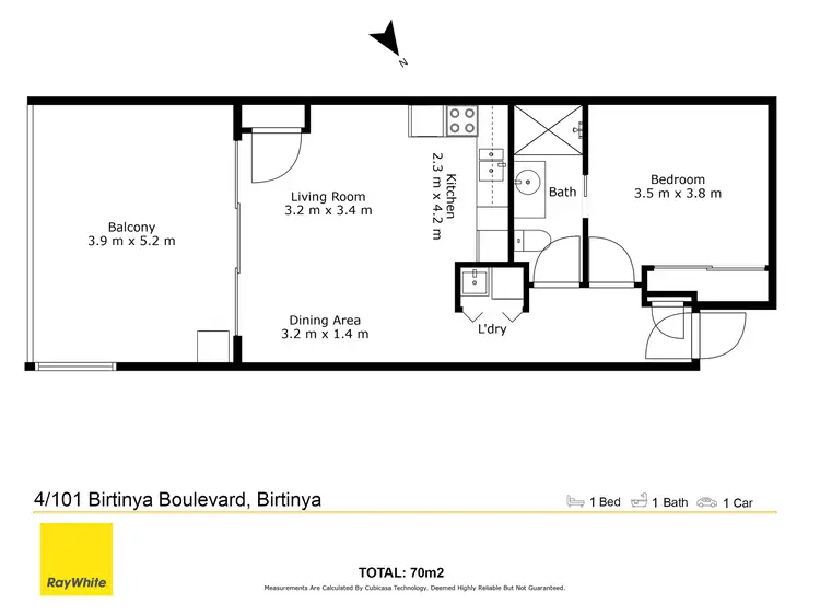 Floorplan of Homely unit listing, 4/101 Birtinya Boulevard, Birtinya QLD 4575