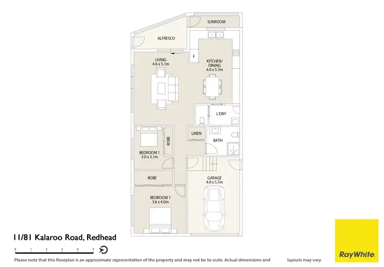 Floorplan of Homely retirement listing, 11/81 Kalaroo Road, Redhead NSW 2290