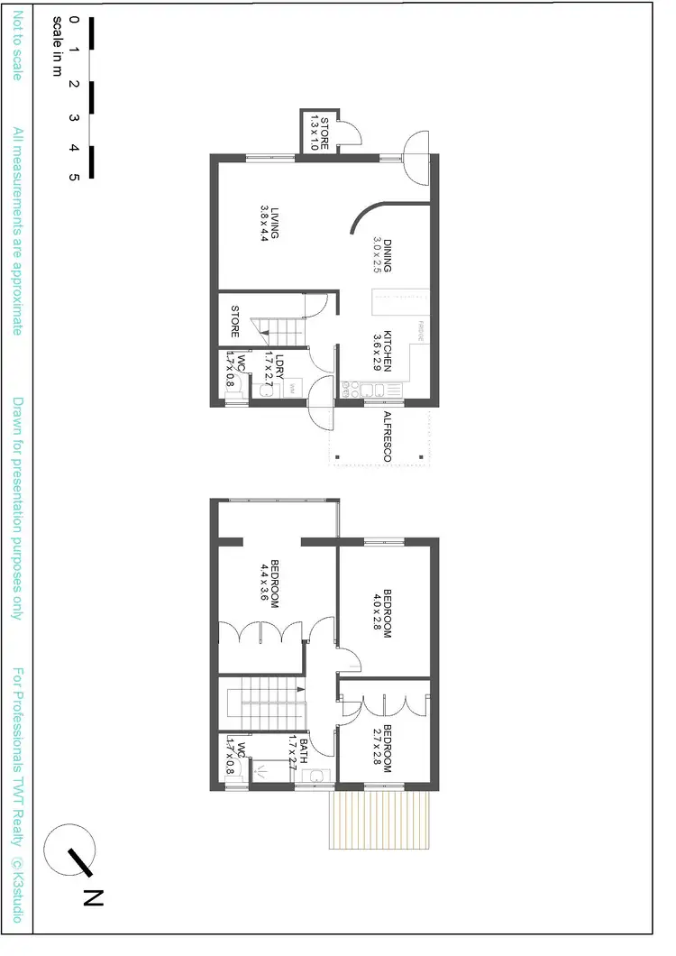 Floorplan of Homely unit listing, 4/84 Ninth Avenue, Maylands WA 6051