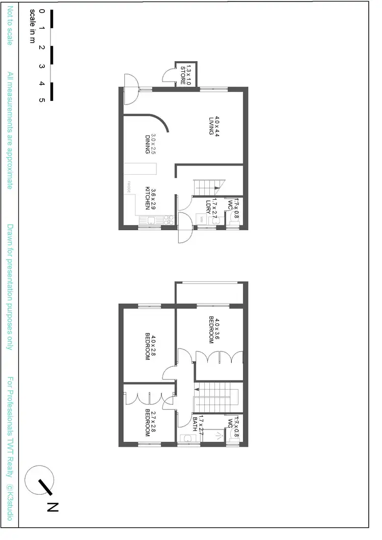 Floorplan of Homely unit listing, 3/84 Ninth Avenue, Maylands WA 6051