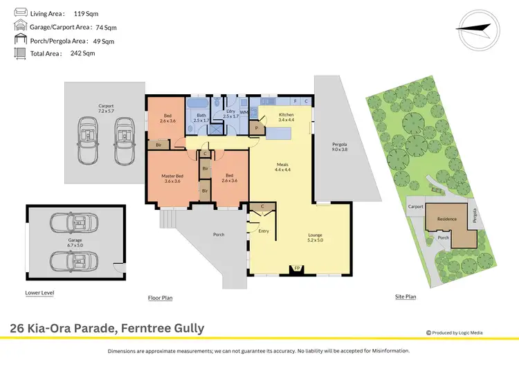 Floorplan of Homely house listing, 26 Kia-ora Parade, Ferntree Gully VIC 3156