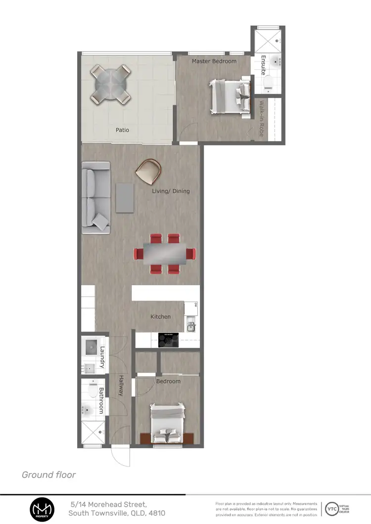 Floorplan of Homely unit listing, 5/14 Morehead Street,, South Townsville QLD 4810