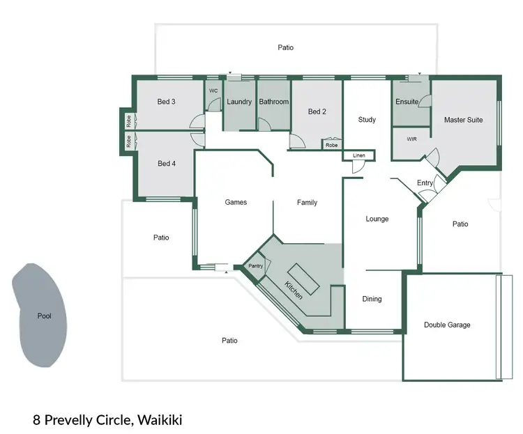 Floorplan of Homely house listing, 8 Prevelly Circle, Waikiki WA 6169