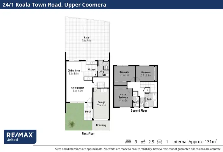 Floorplan of Homely townhouse listing, 24/1 Koala Town Road, Upper Coomera QLD 4209