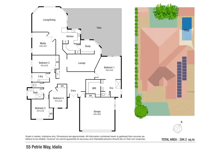 Floorplan of Homely house listing, 55 Petrie Way, Idalia QLD 4811