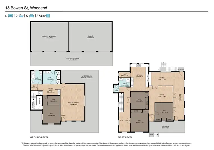 Floorplan of Homely house listing, 18 Bowen Street, Woodend QLD 4305