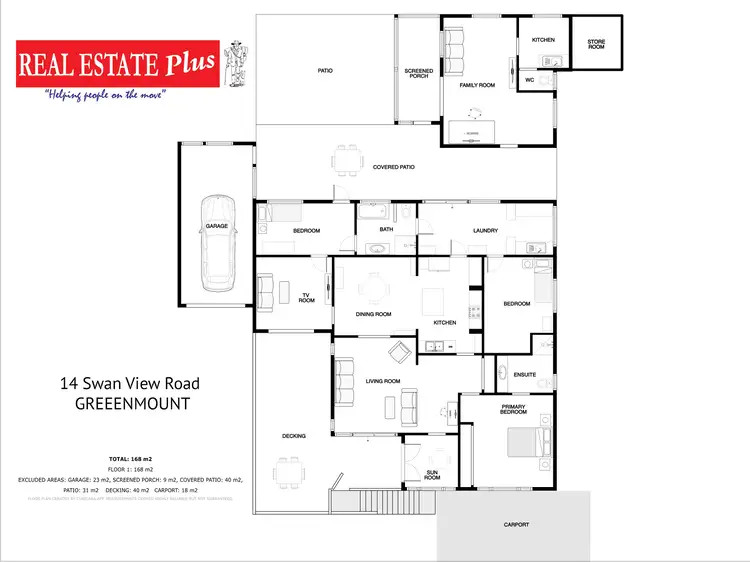 Floorplan of Homely house listing, 14 Swan View Road, Greenmount WA 6056