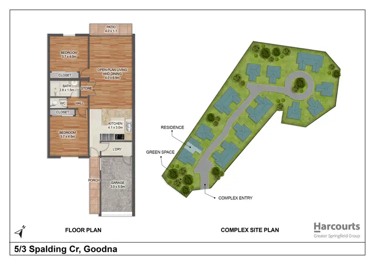 Floorplan of Homely house listing, 3/5 Spalding Crescent, Goodna QLD 4300