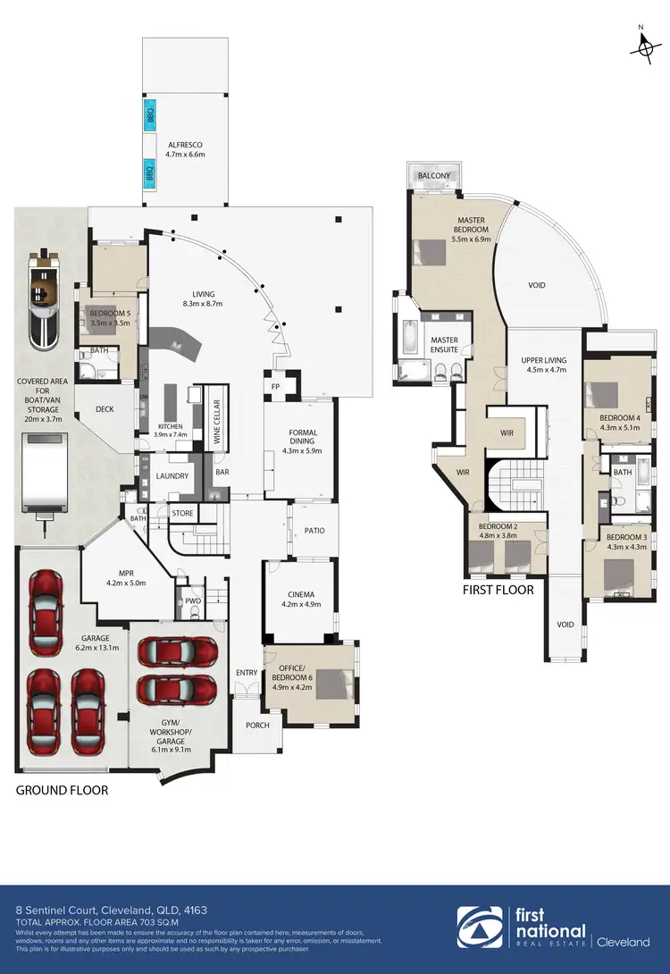 Floorplan of Homely house listing, 8 Sentinel Court, Raby Bay QLD 4163