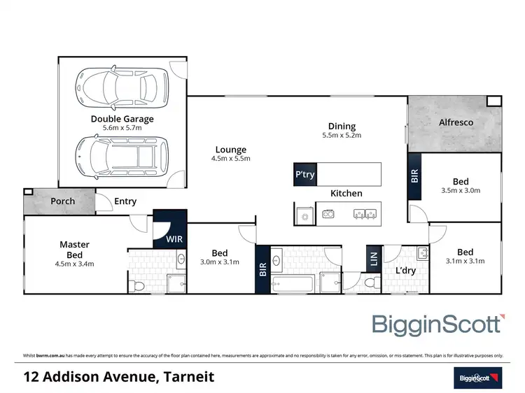 Floorplan of Homely house listing, 12 Addison Avenue, Tarneit VIC 3029