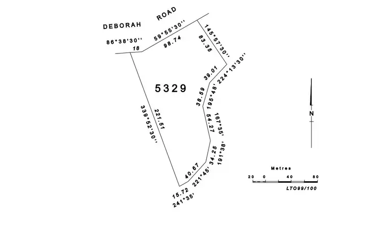 Floorplan of Homely land listing, 36 Deborah Road, Howard Springs NT 835