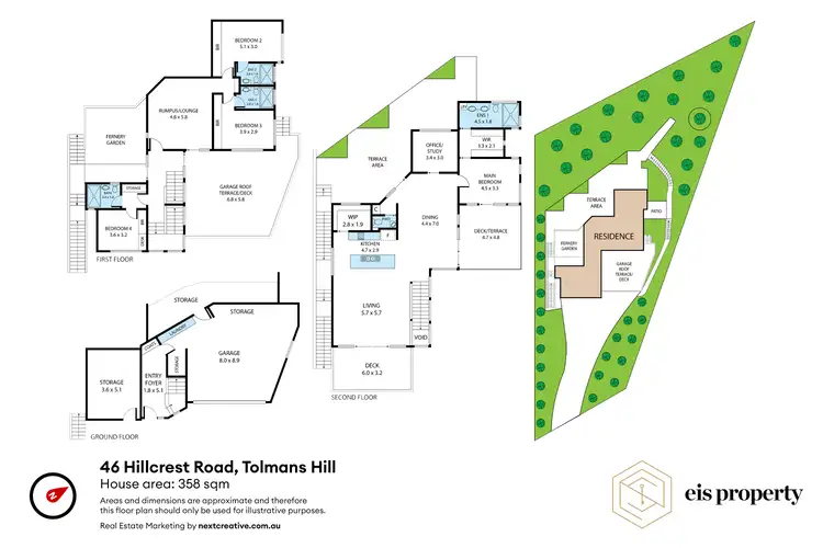 Floorplan of Homely house listing, 46 Hillcrest Road, Tolmans Hill TAS 7007