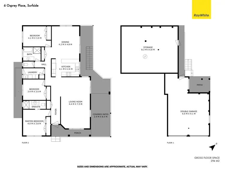 Floorplan of Homely house listing, 6 Osprey Place, Surfside NSW 2536