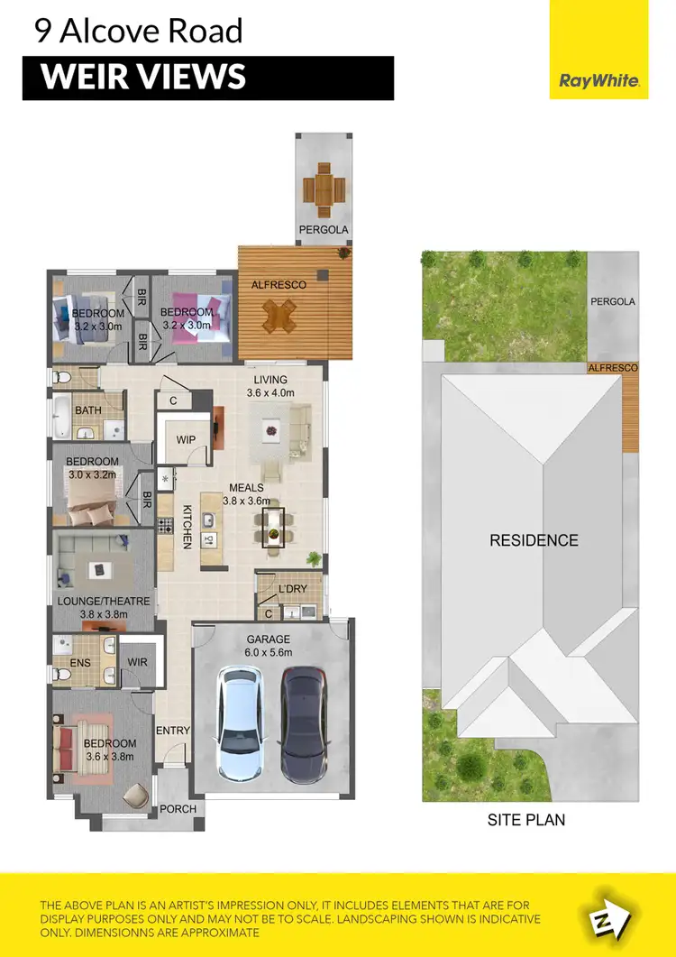 Floorplan of Homely house listing, 9 Alcove Road, Weir Views VIC 3338