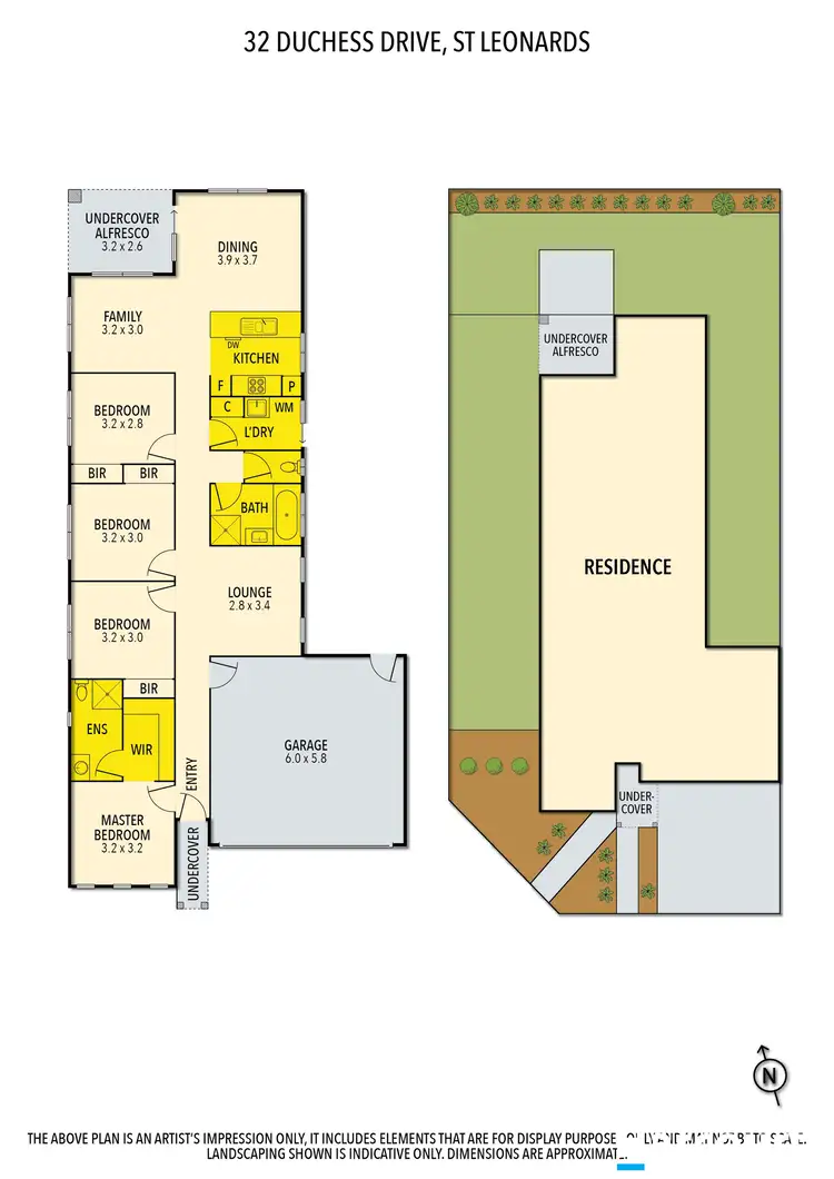 Floorplan of Homely house listing, 32 Duchess Drive, St Leonards VIC 3223