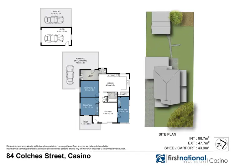 Floorplan of Homely house listing, 84 Colches Street, Casino NSW 2470