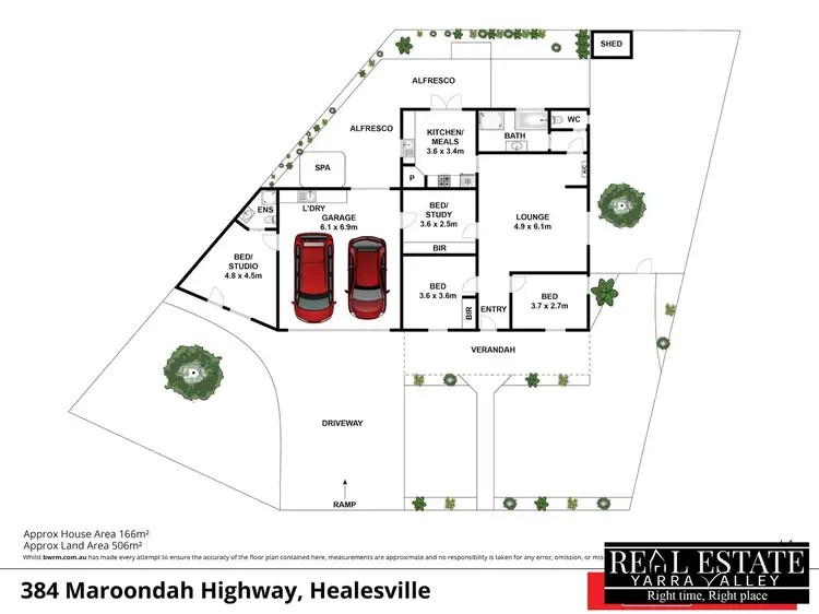 Floorplan of Homely house listing, 384 Maroondah HWY, Healesville VIC 3777