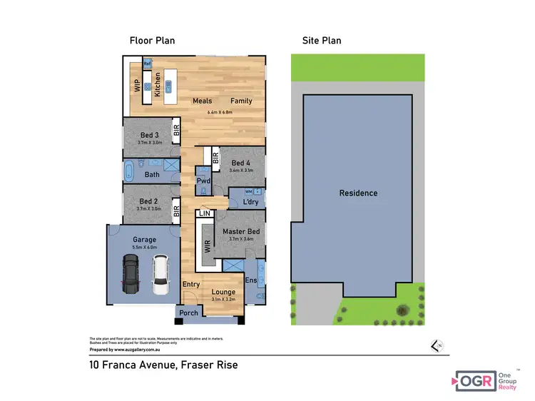 Floorplan of Homely house listing, 10 Franca Avenue, Fraser Rise VIC 3336