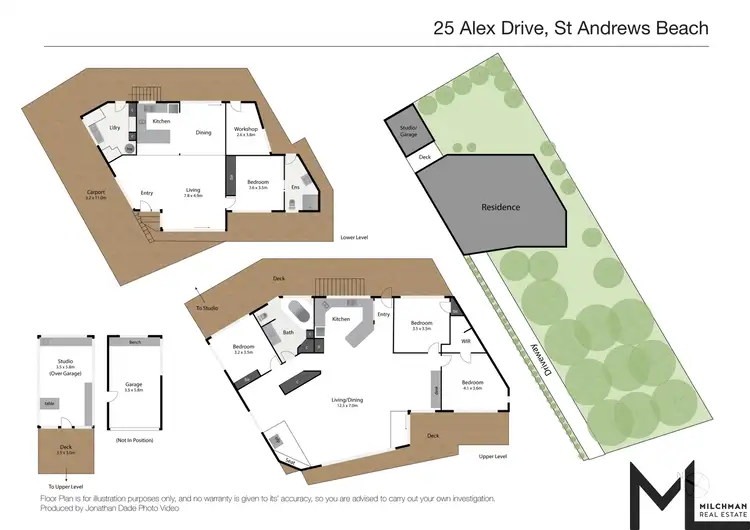 Floorplan of Homely house listing, 25 Alex Drive, St Andrews Beach VIC 3941