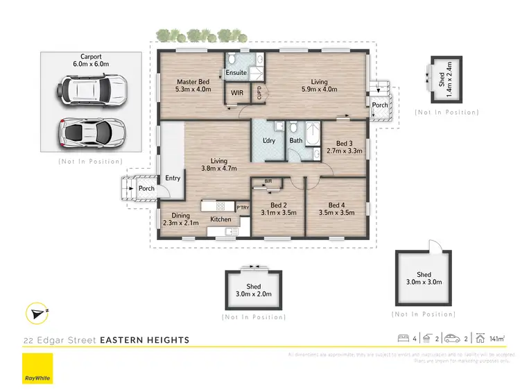 Floorplan of Homely house listing, 22 Edgar Street, Eastern Heights QLD 4305