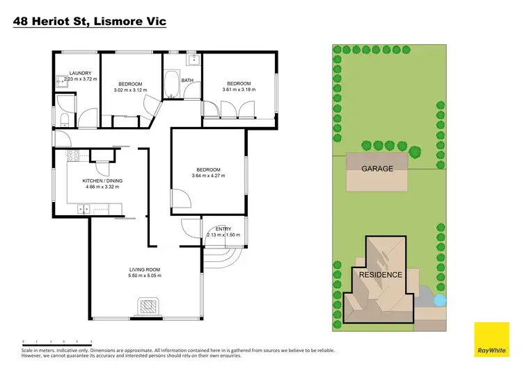 Floorplan of Homely house listing, 48 Heriot Street, Lismore VIC 3324