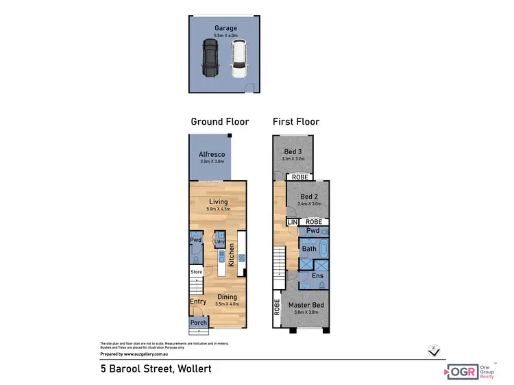 Floorplan of Homely townhouse listing, 5 Barool Street, Wollert VIC 3750