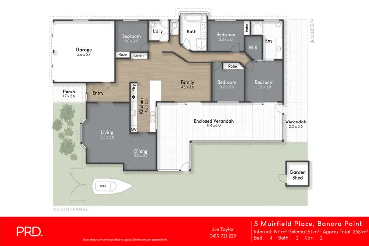 Floorplan of Homely house listing, 5 Muirfield Place, Banora Point NSW 2486